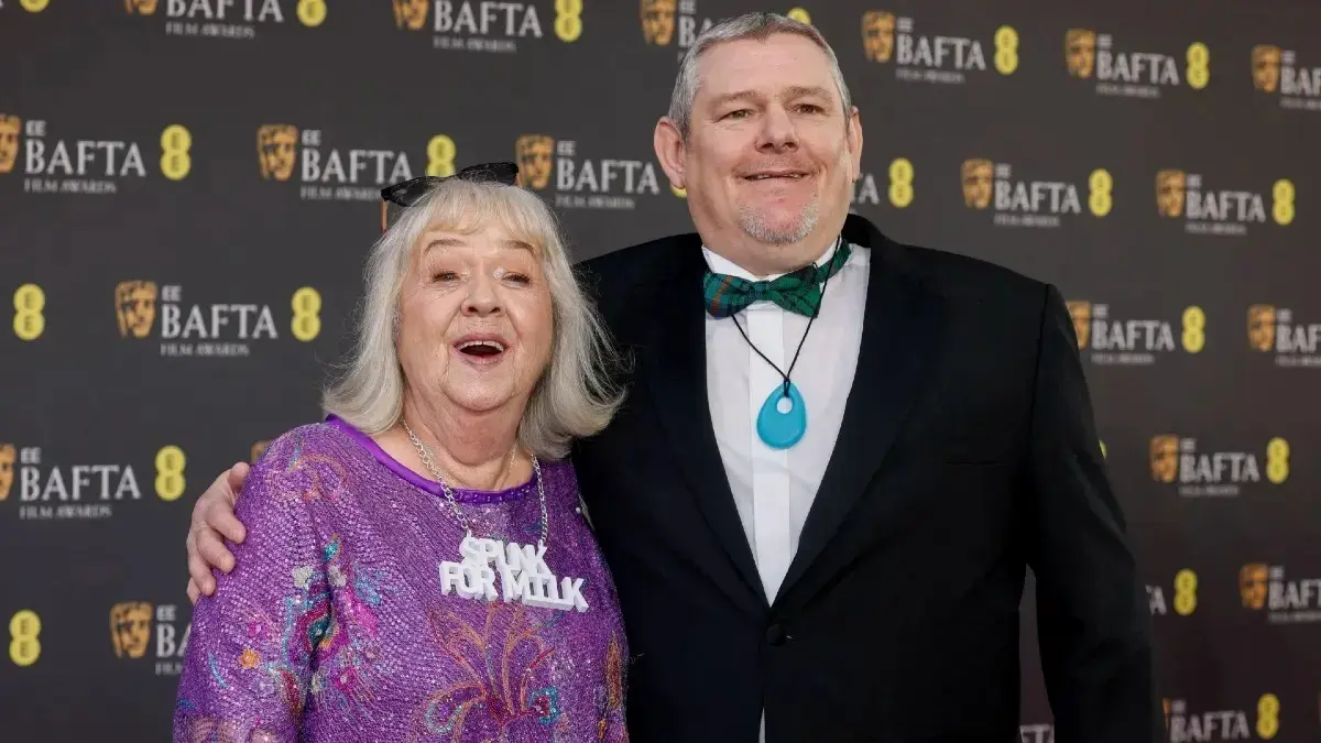 John Davidson at the 2026 BAFTA Film Awards.