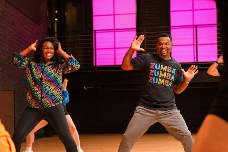 a alfonso ribeirotatyana ali reunite at zumba