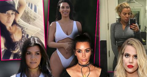 kim kourtney khloe kardashian weight loss war