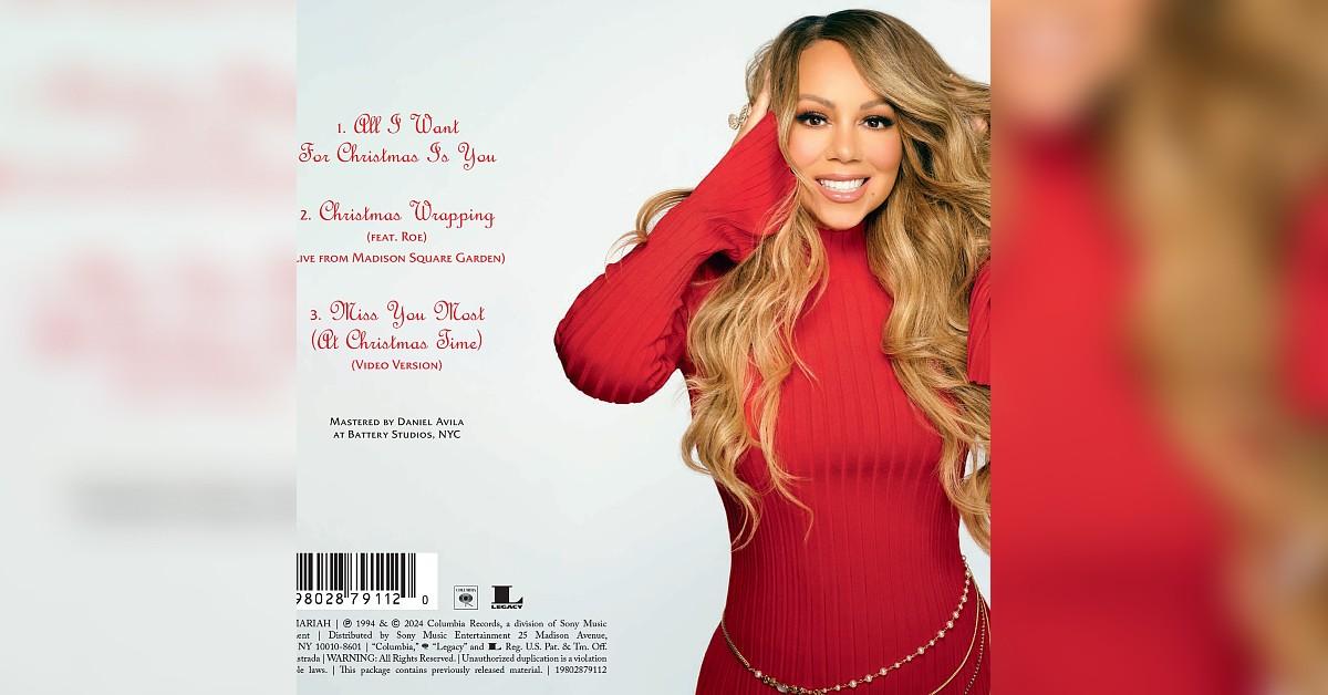 mariahcareycolumbia records christmas cover