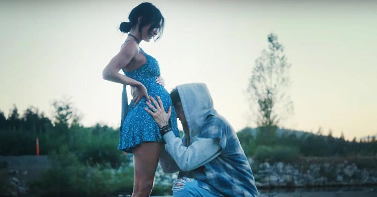 megan fox machine gun kelly baby bump music video