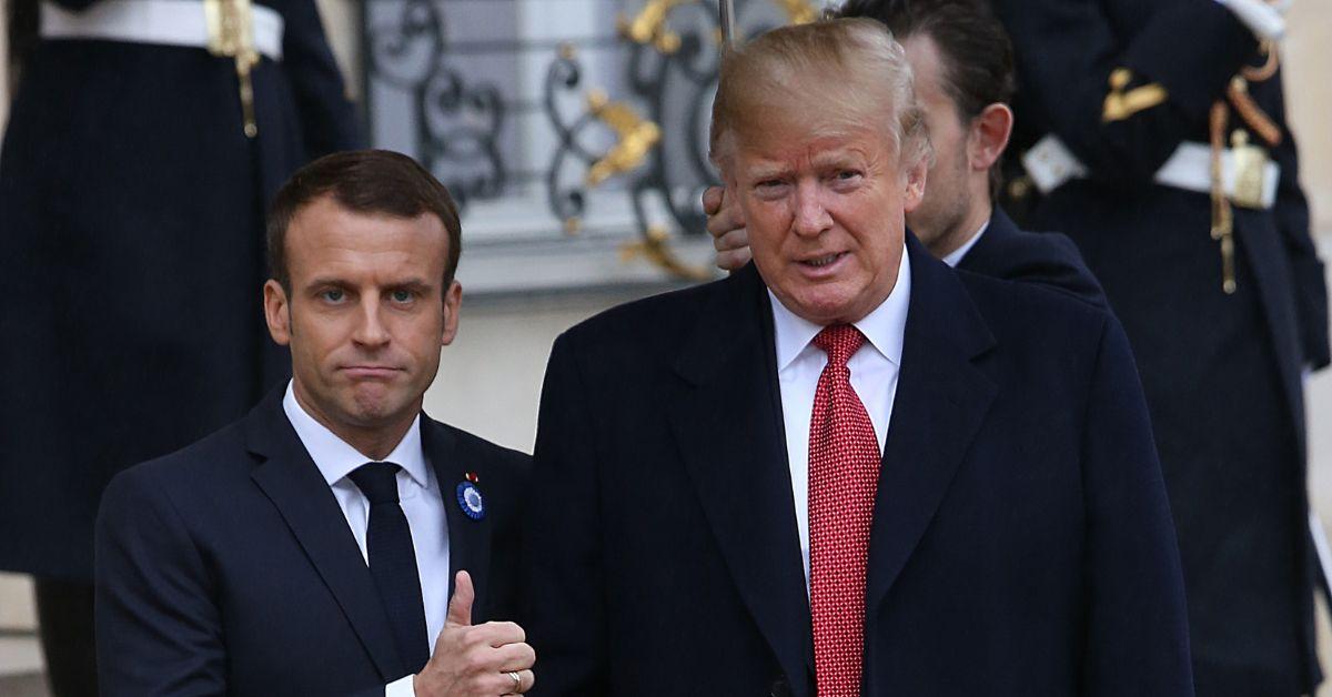 donald trump bragged years intelligence emmanuel macron love life jpg