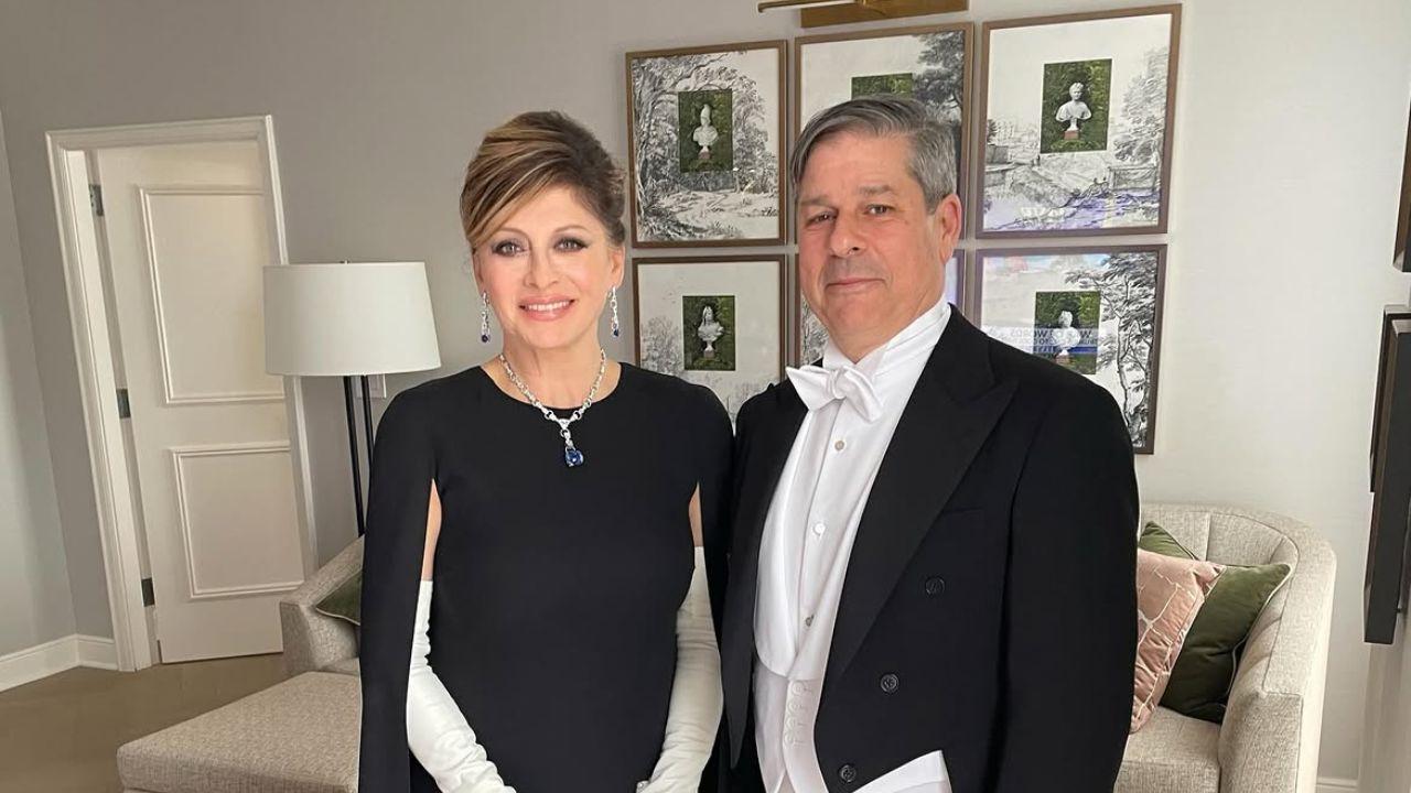 Photo of Jonathan Steinberg and Maria Bartiromo
