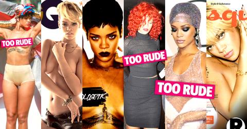 Rihanna Goes Topless