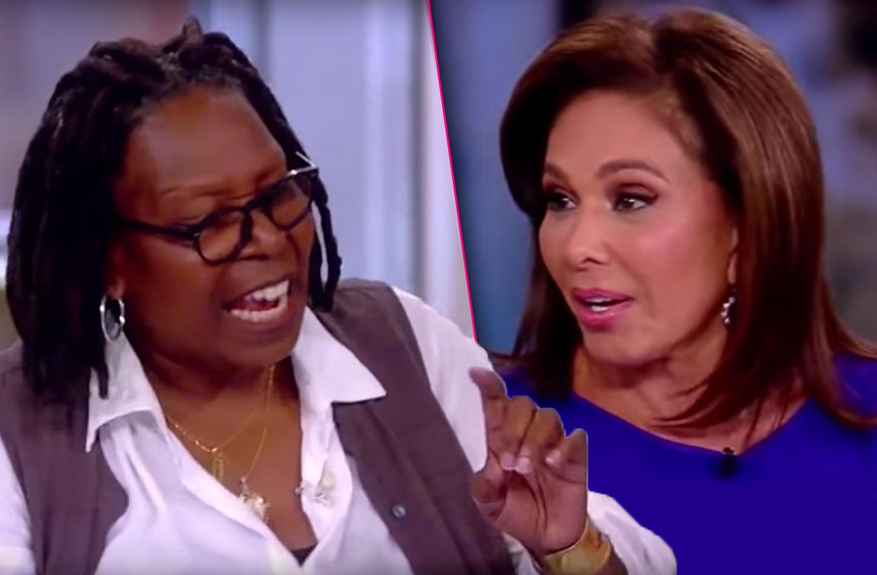 Whoopi Goldberg Fight Judge Jeanine Pirro The View