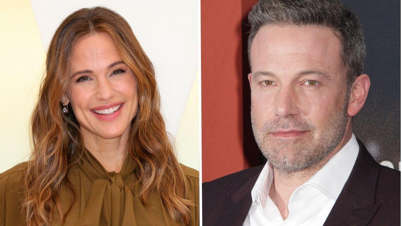 Split photos of Ben Affleck and Jennifer Garner