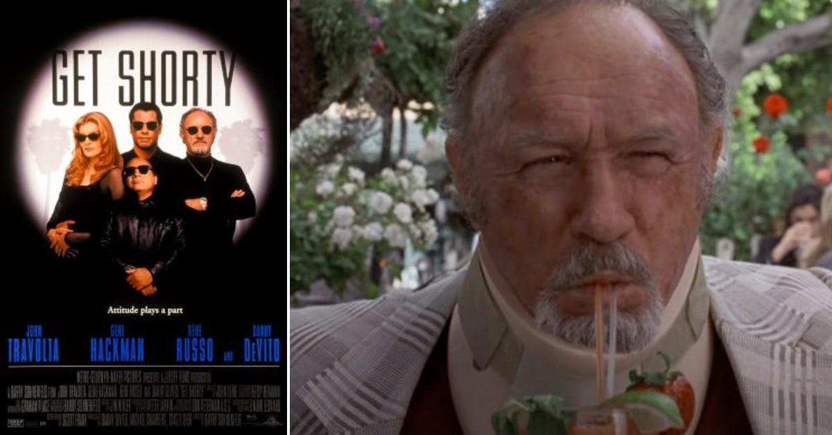 Split photo of 'Get Shorty,' Gene Hackman