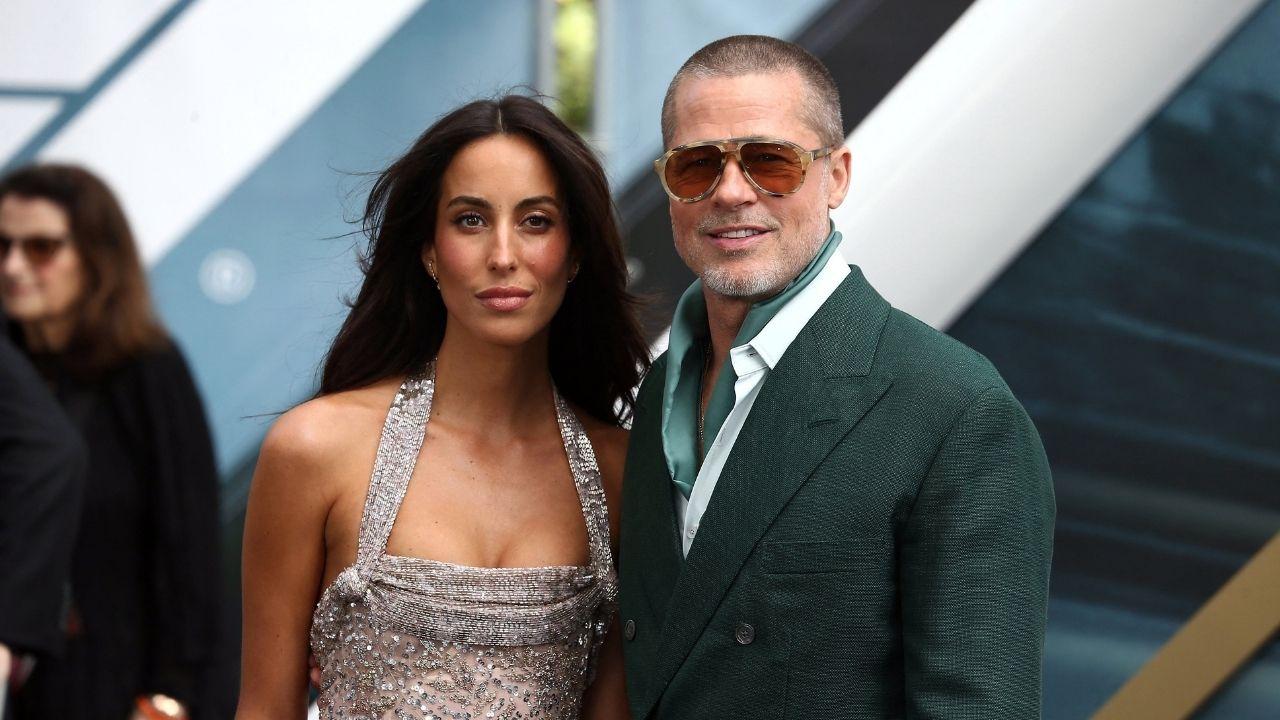 Brad Pitt sparks marriage buzz with Ines de Ramon after an interview slip fuels wedding speculation.