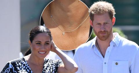 Meghan Markle Wearing $550 ‘Evil Eye’ Necklace On Royal Tour