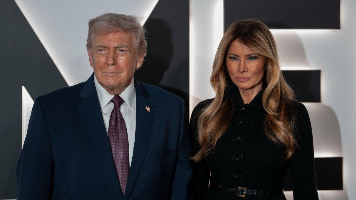 Photo of Donald Trump and Melania Trump