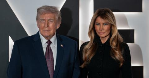 Photo of Donald Trump and Melania Trump