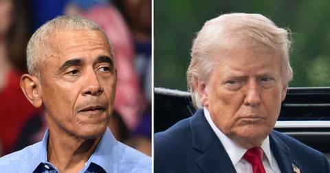 Photo of Barack Obama and Donald Trump