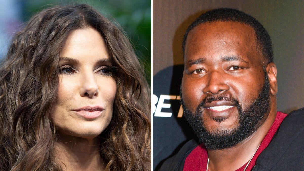 picture of Sandra Bullock and Quinton Aaron