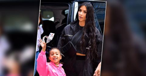 kim Kardashian slammed daughter north wears red lipstick