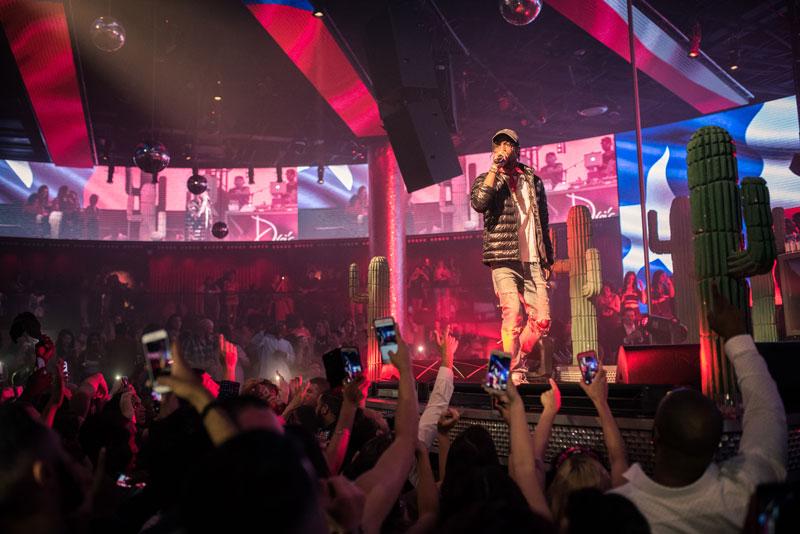 Drake the other night at Drai's Nightclub in Las Vegas