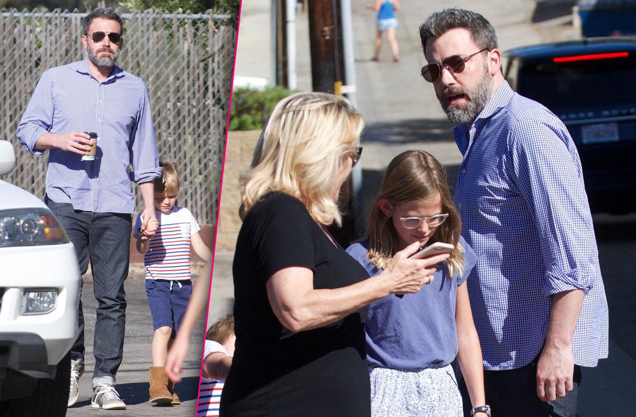 Ben Affleck Leaving Church After Rehab