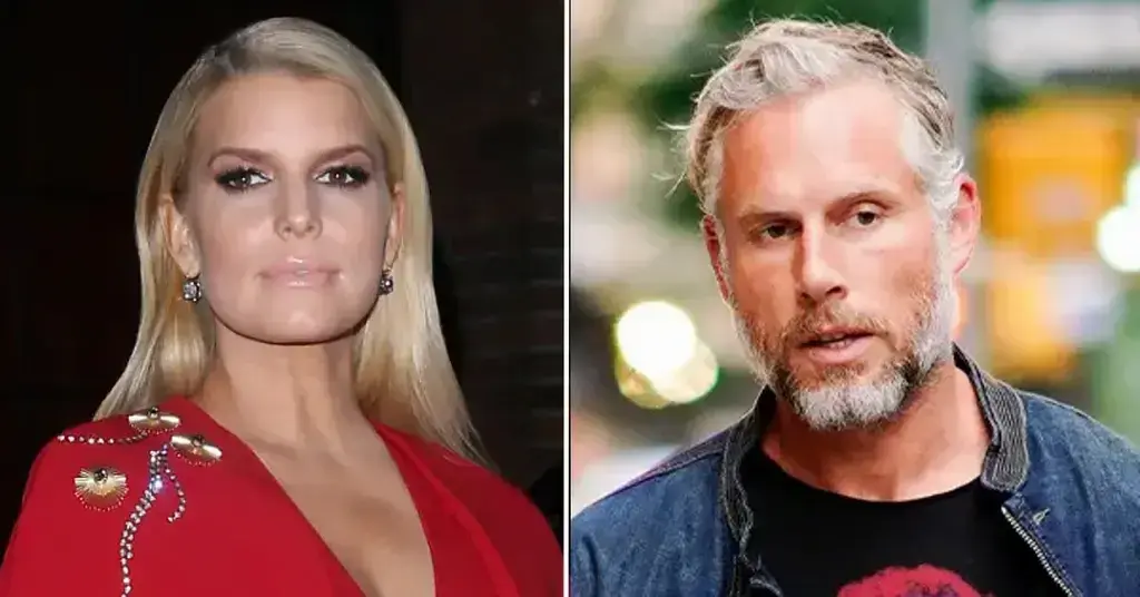 Composite photo of Jessica Simpson and Eric Johnson