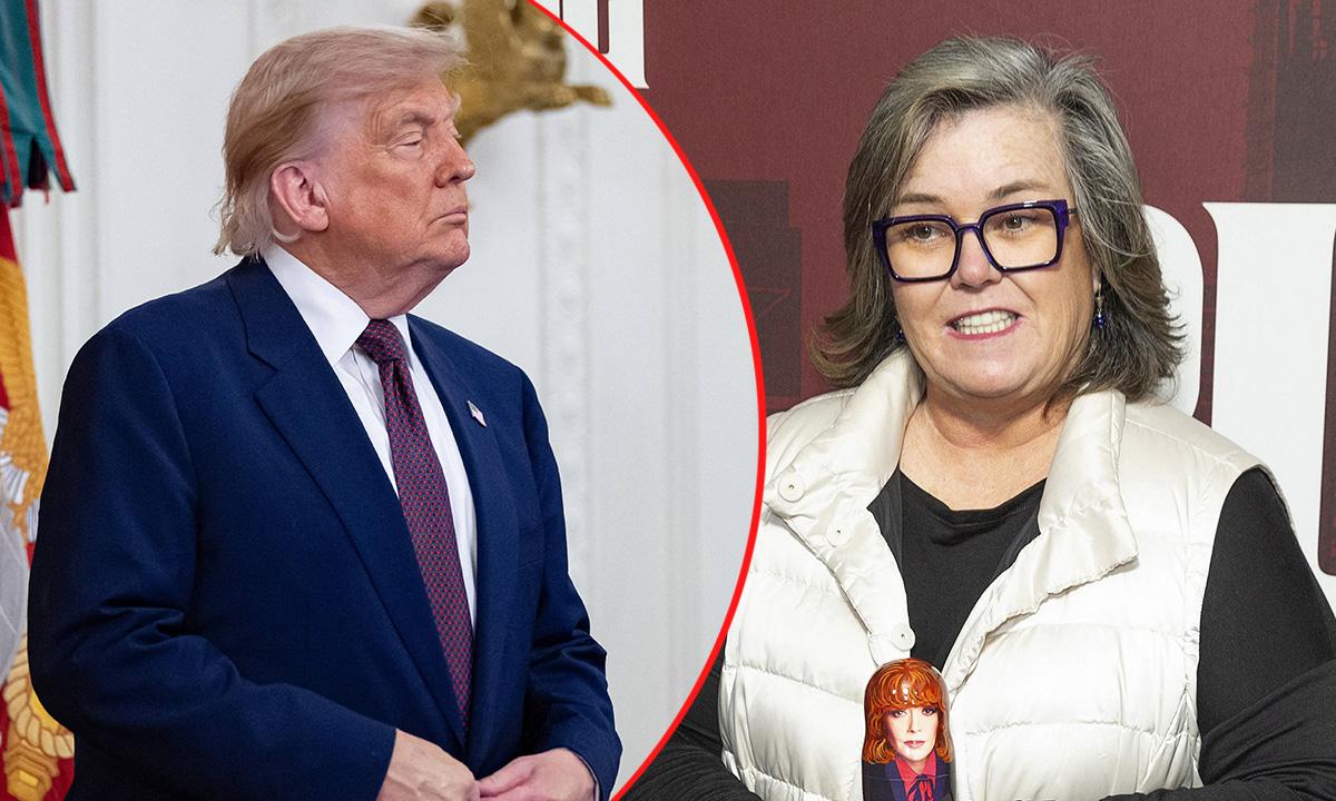 Photo of Rosie O’Donnell, Donald Trump