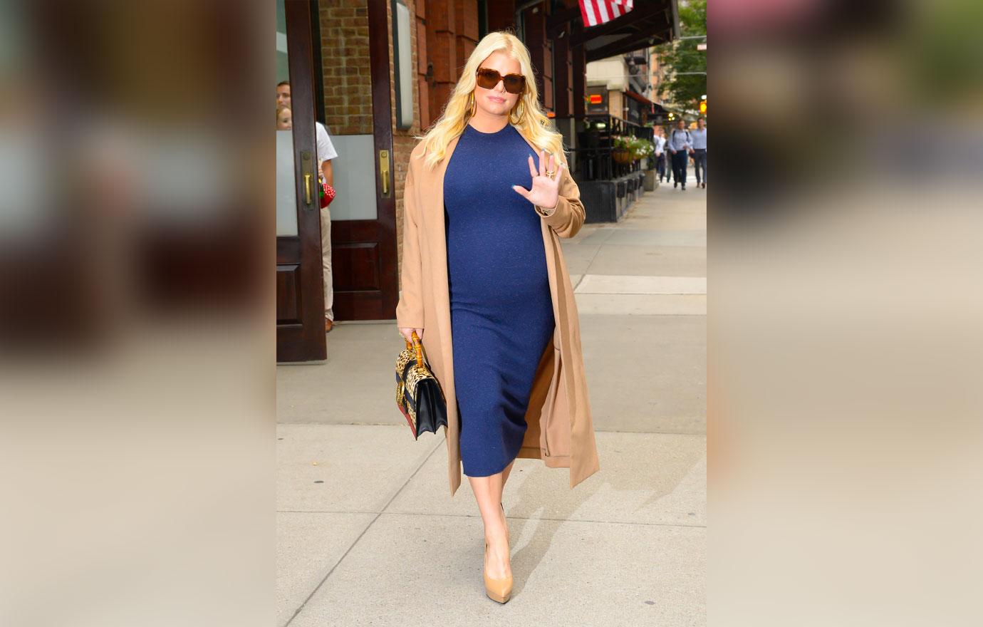 Jessica Simpson Blue Maternity Dresses