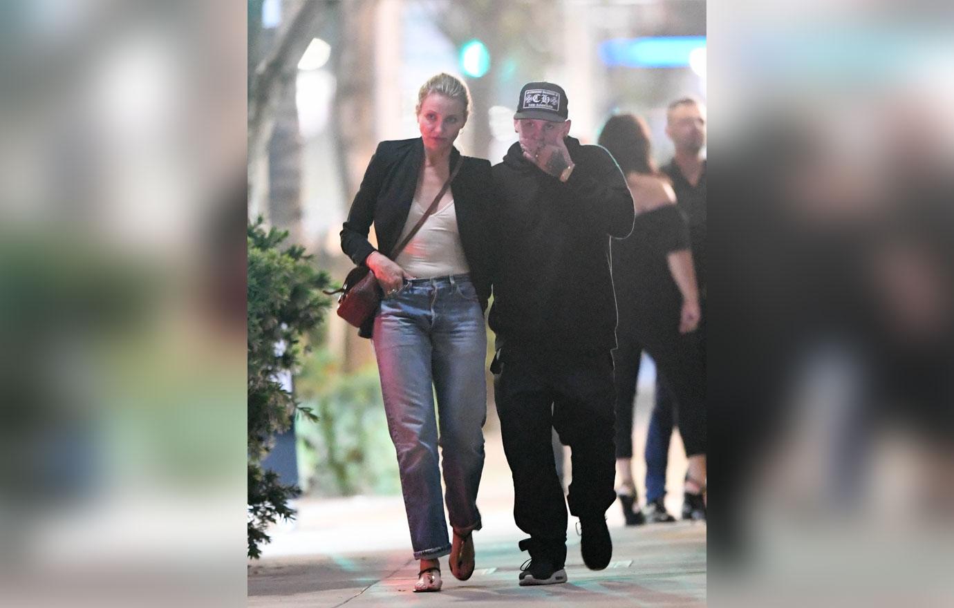 Cameron Diaz & Husband Benji Madden Hold Hands On Sushi Date