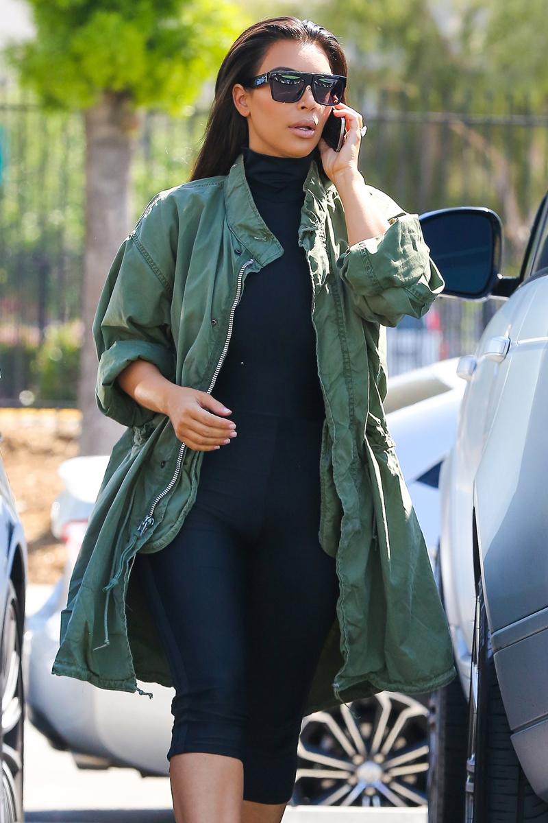 Kim Kardashian Baby Weight Yoga Pants North West