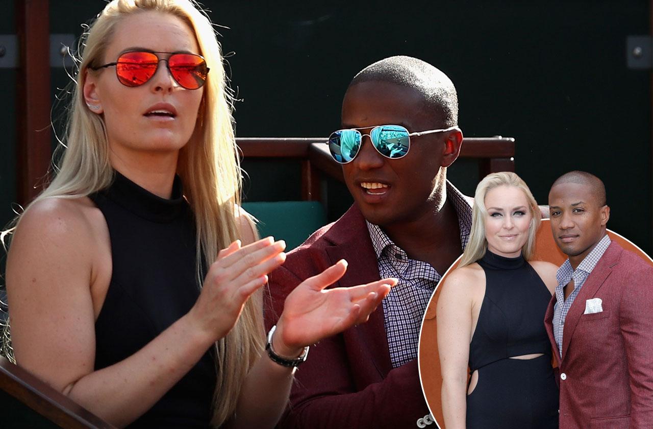 [PICS] Lindsey Vonn With Her Boyfriend At The French Open After Tiger