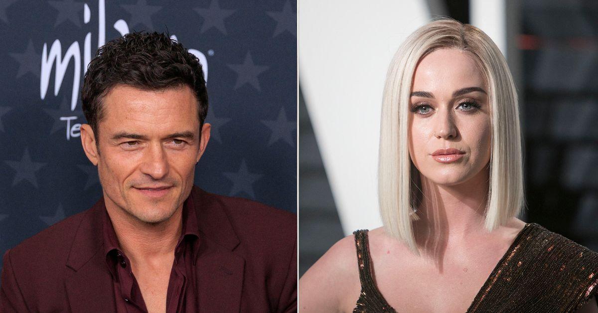 Composite photo of Orlando Bloom and Katy Perry