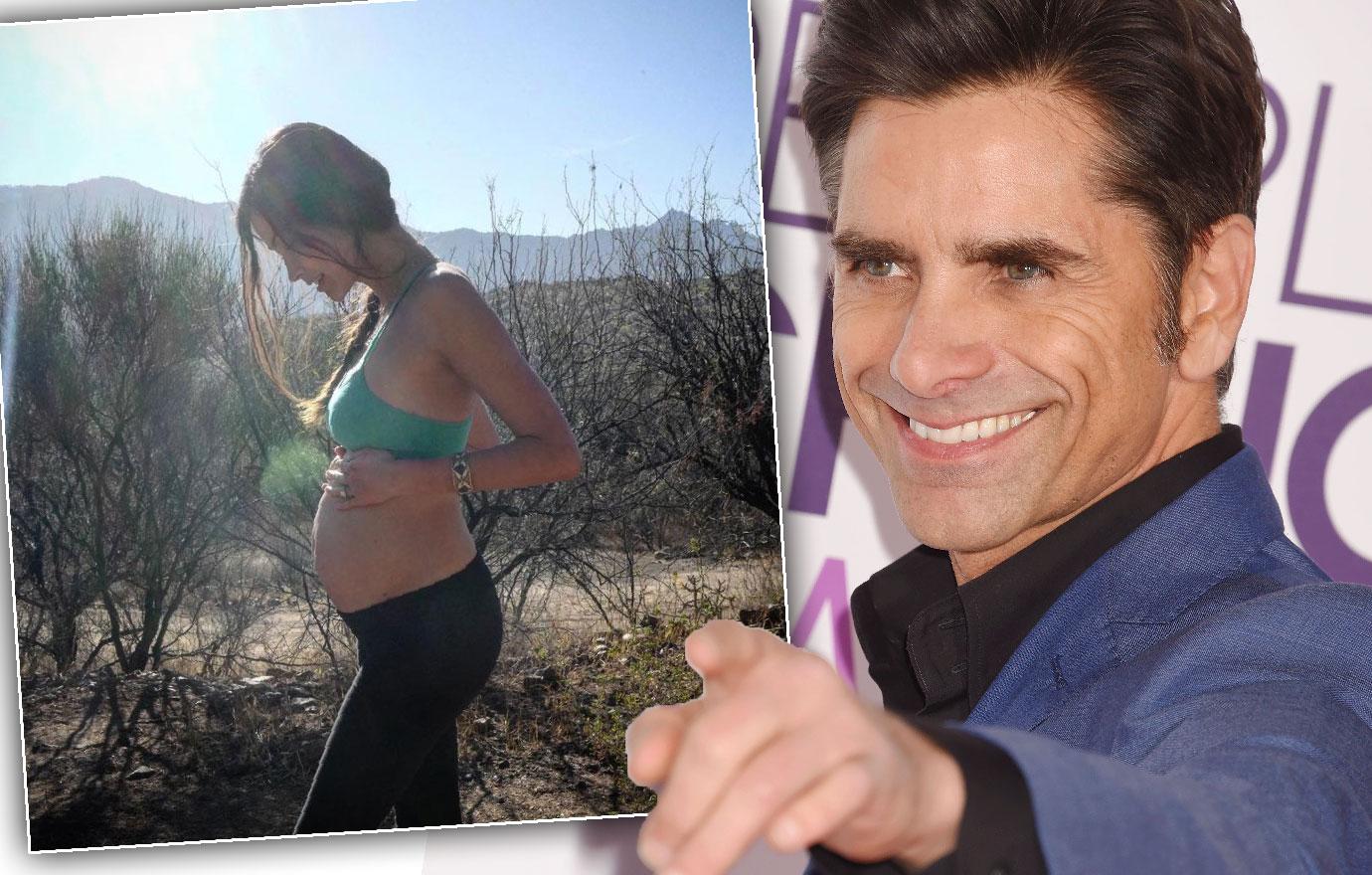 John Stamos Fiancee Posts Scantily Clad Baby Bump Pic