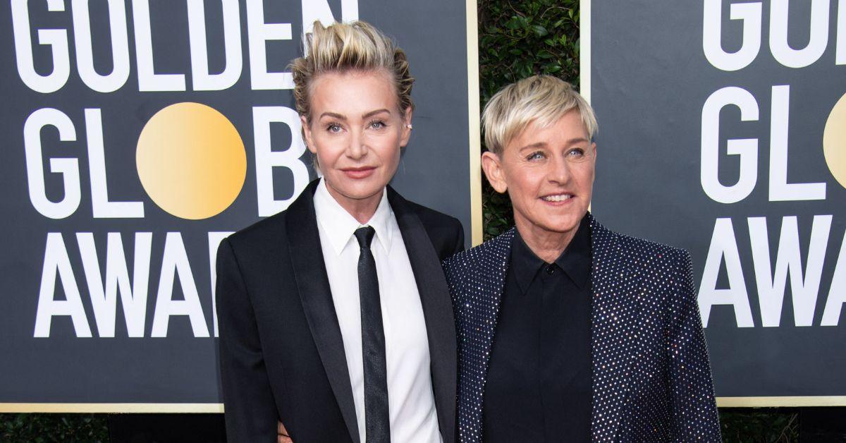 Portia de Rossi moved to England with Ellen DeGeneres after the host ended her daytime show.'
