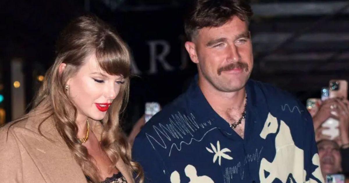 photo travis kelce and taylor swift
