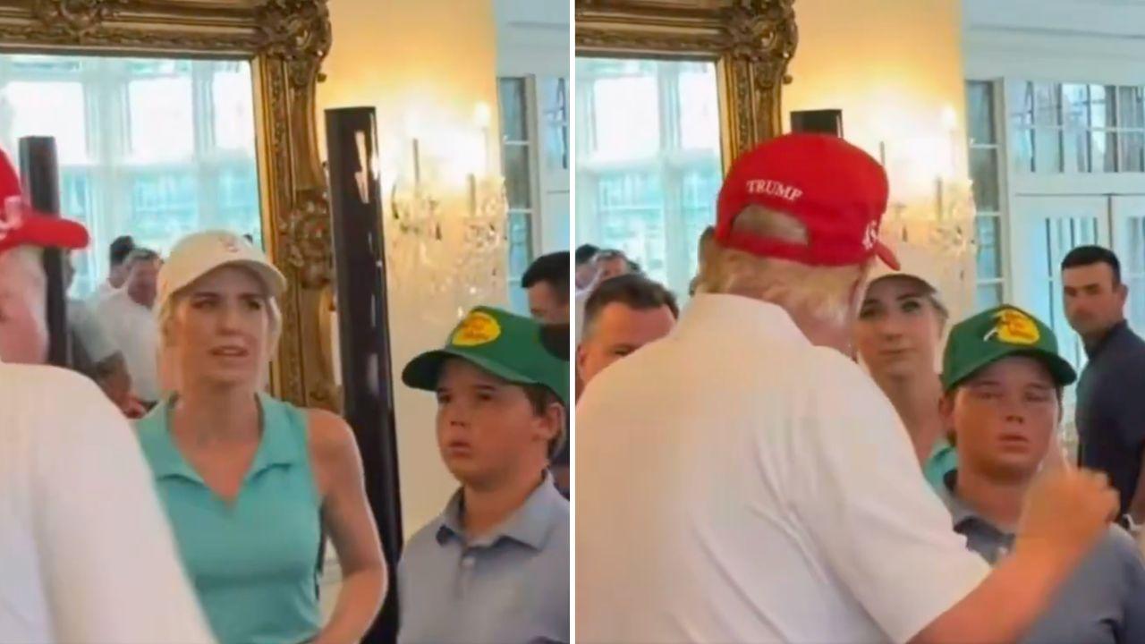 Photo of Donald Trump, Natalie Harp