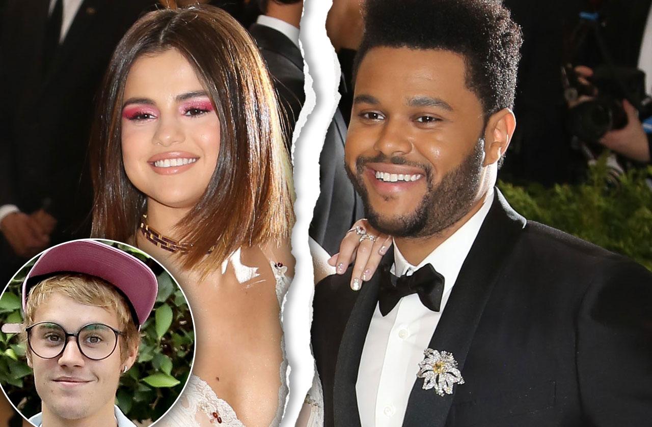 //selena gomez the weeknd split justin bieber pp