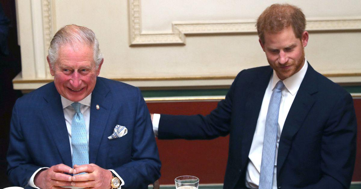 Photo of King Charles and Prince Harry