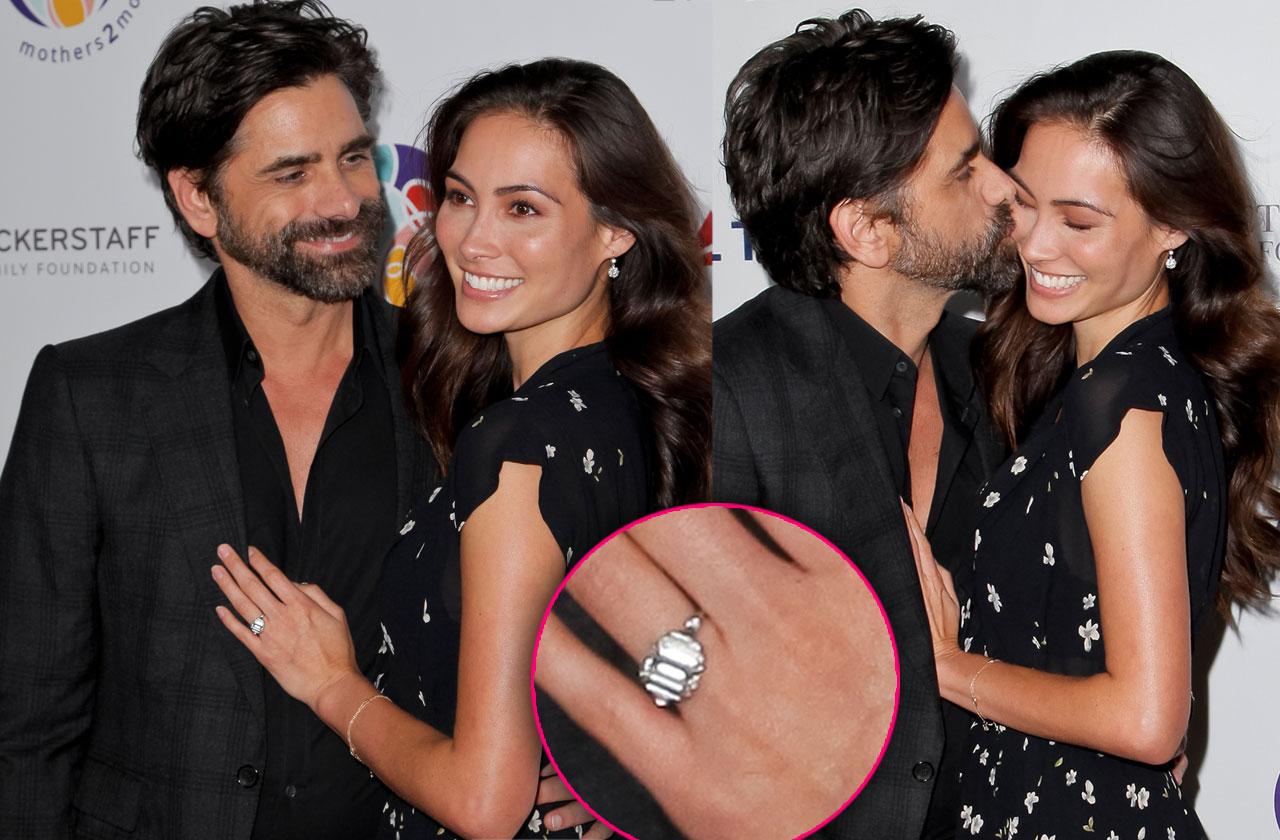 John Stamos Caitlin Mchugh Engagement Ring