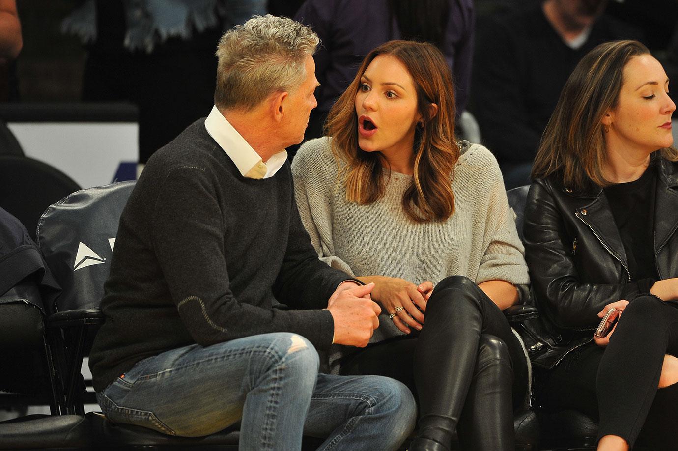 David Foster Katharine McPhee Lakers Game