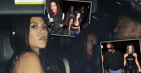 Kourtney Kardashian Wears Bra To Party With Luka Sabbat