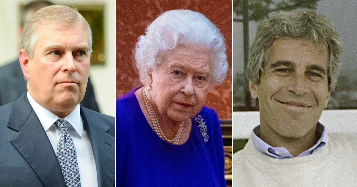 Photo of Prince Andrew, The Queen, Jeffrey Epstein