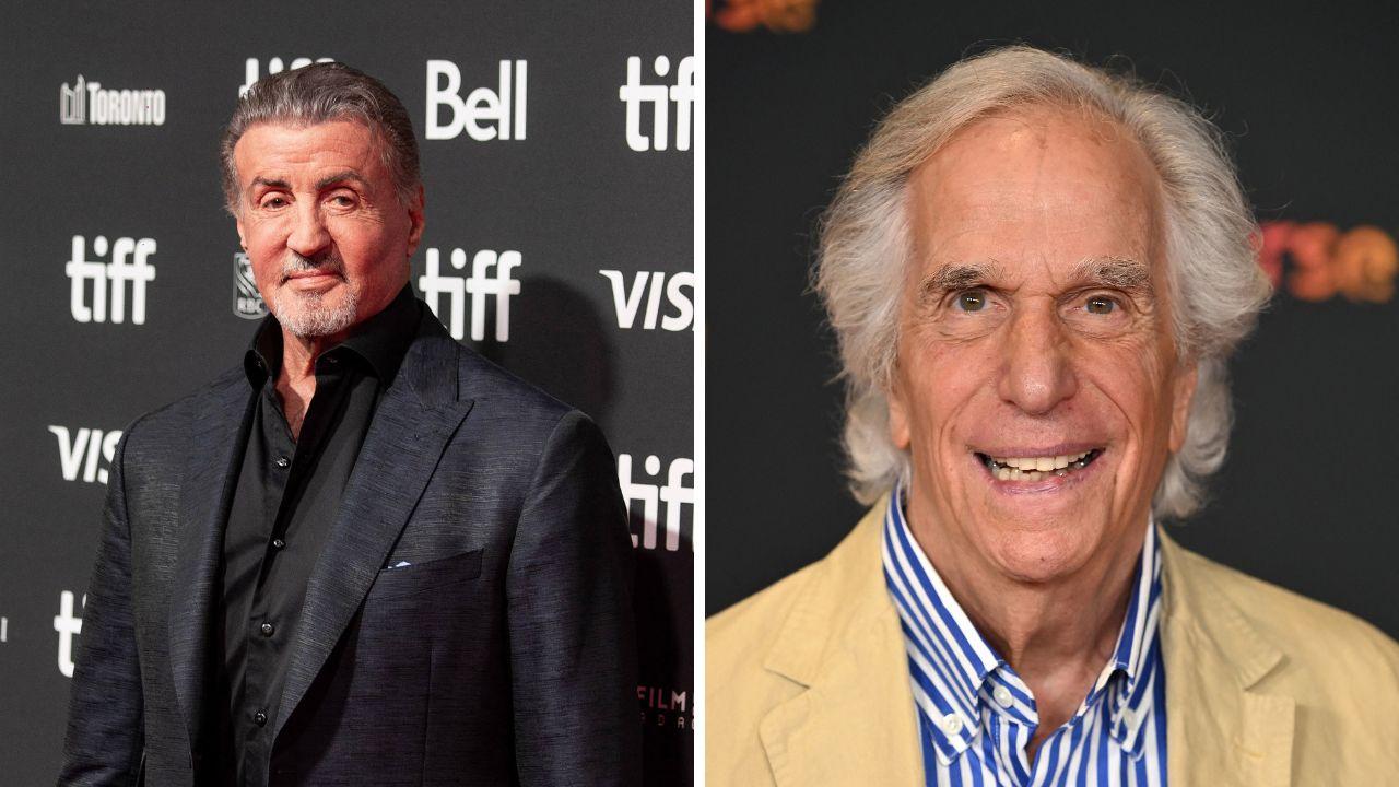 Photo of Sylvester Stallone, Henry Winkler