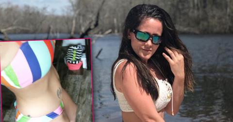 jenelle evans baby bump pregnancy rumors bikini teen mom 2