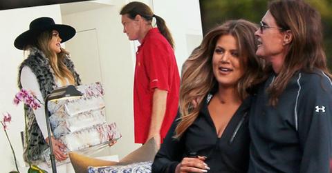 Khloe Kardashian Gives Bruce Jenner Dresses As Gift