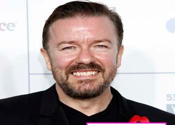 //ricky gervais golden globes host