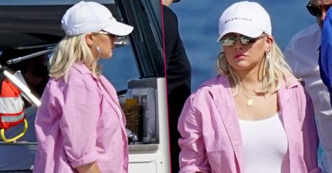 christina aguilera fat pregnant baby bump