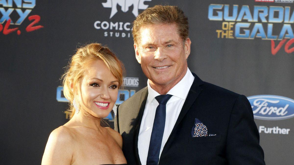 picture of David Hasselhoff and Hayley Roberts