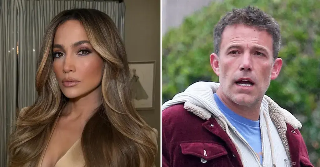 Composite photo of Jennifer Lopez and Ben Affleck