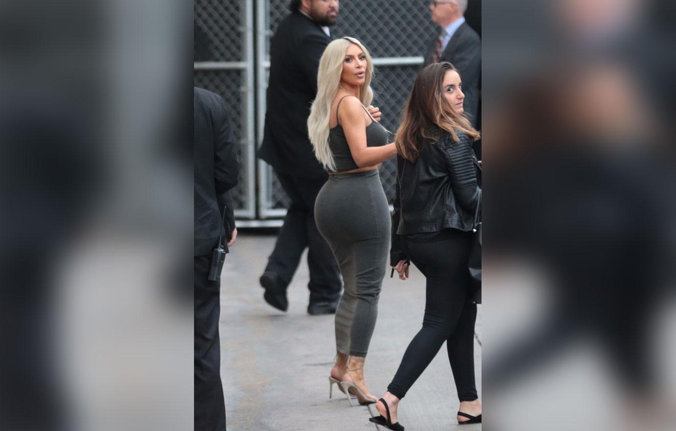 Kim Kardashian Scott Disick Jimmy Kimmel