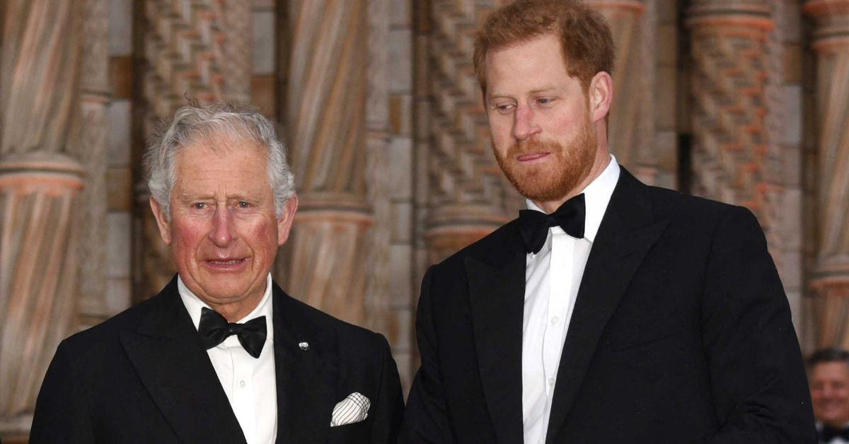 Photo of King Charles and Prince Harry