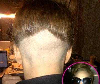 //lady gaga shaved head
