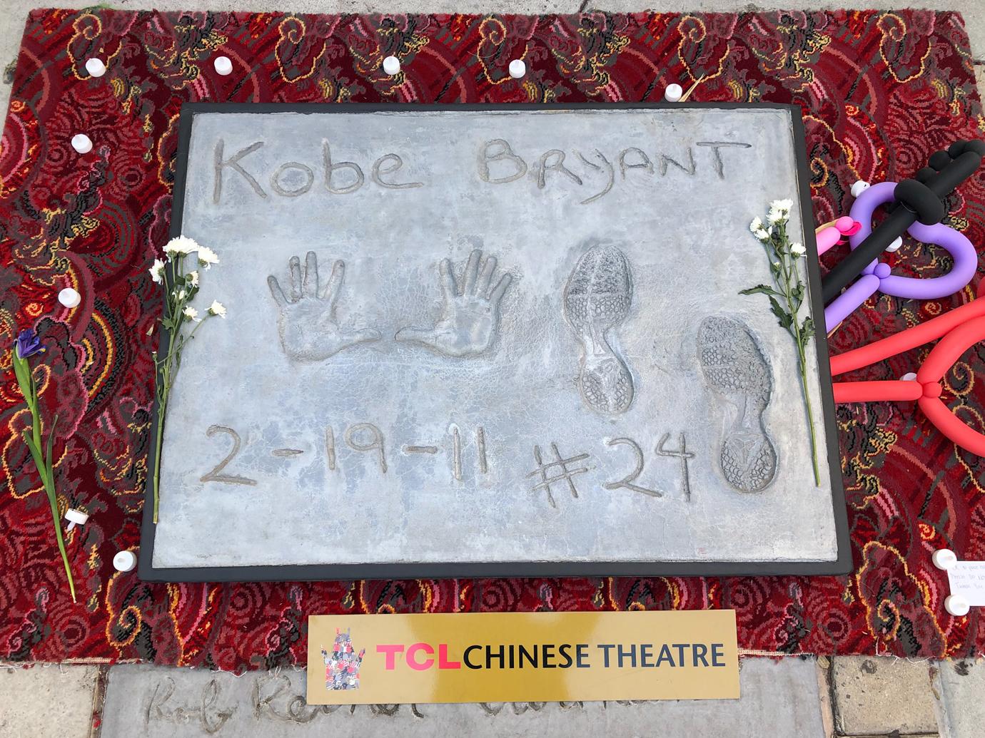 Kobe Bryant cement handprints, Lakers uniforms and other memorabilia going  up for auction