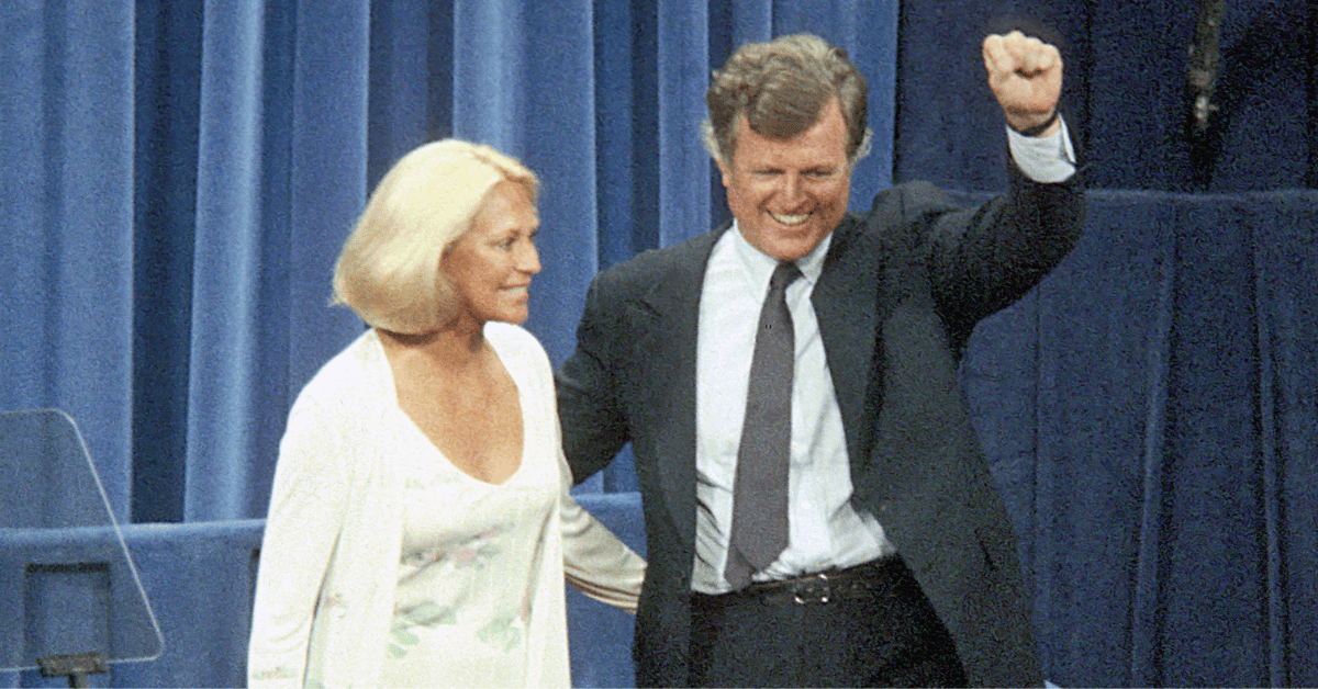 Photo of Joan and Ted Kennedy