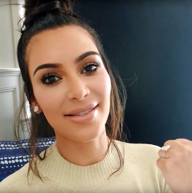 Kim Kardashian Paris Robbery Stolen Engagement Ring Vogue Would You Rather Video